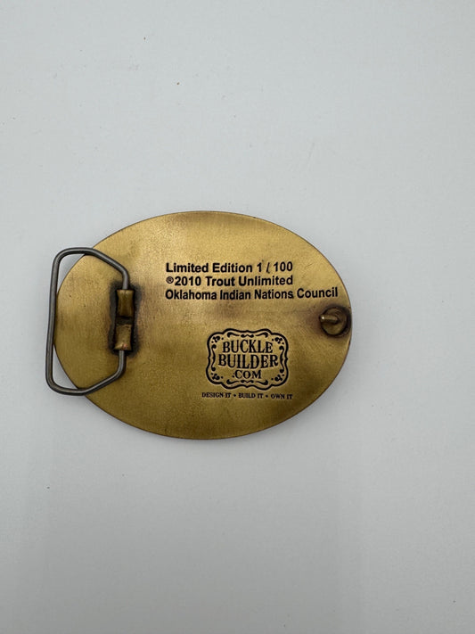50th Anniversary Trout Unlimited Belt Buckle