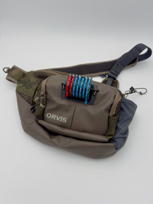 Orvis Sling Pack loaded Tippet Bar